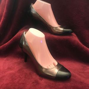 Bandolino Cunning Dress Pump, Two-Tone Bronze, 9M